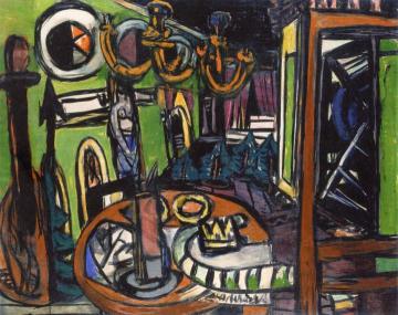 Backstage Artwork by Max Beckmann