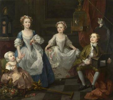 The Graham Children Artwork by William Hogarth