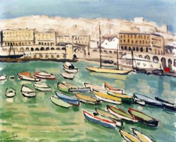 Algiers, the Consular Palace and the Palace of Governmant Artwork by Albert Marquet