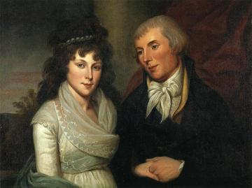 Mr. And Mrs. Alexander Robinson Artwork by Charles Willson Peale