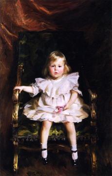 Portrait of a Young Child Artwork by Irving R. Wiles