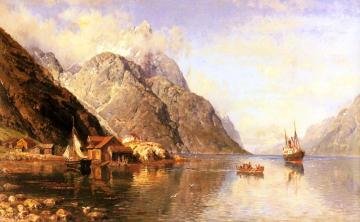 Village On A Fjord Artwork by Anders Monsen Askevold