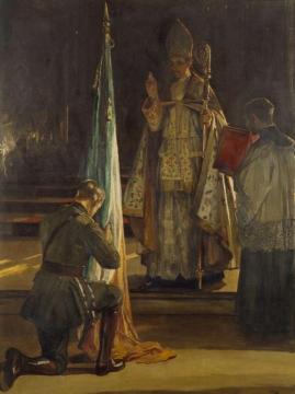 Blessing Of The Colours Artwork by Sir John Lavery