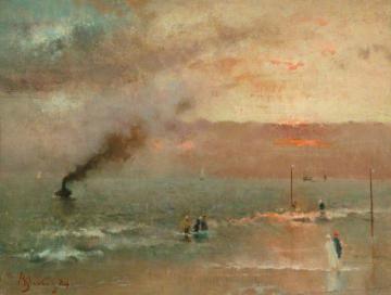 Scheveningen Sands Artwork by Alfred Stevens