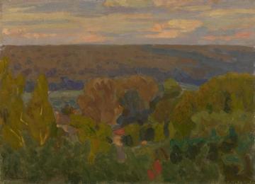 Autumn Approaching Artwork by Nikolai Krymov