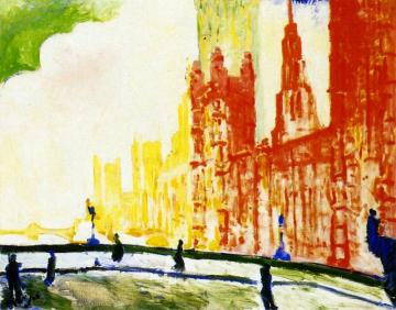 The Houses Of Parliament And Westminster Bridge Artwork by Andre Derain