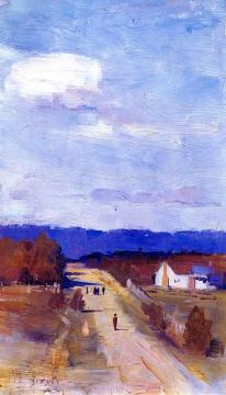 A Road To The Ranges Artwork by Sir Arthur Streeton