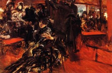 Couple in a Café Artwork by Giovanni Boldini