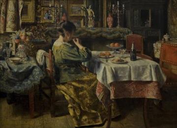 The Meal Artwork by Henri de Braekeleer