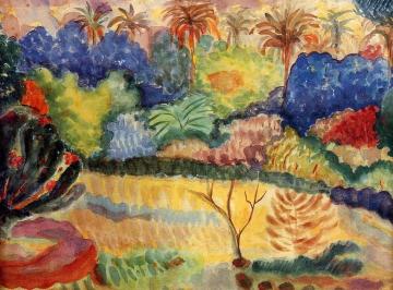 Tahitian Landscape Artwork by Paul Gauguin