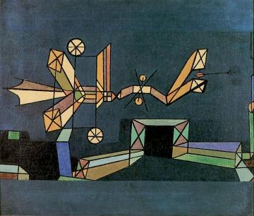 Arrival of the Air Dragon Artwork by Paul Klee