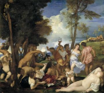Bacchanal Artwork by Titian