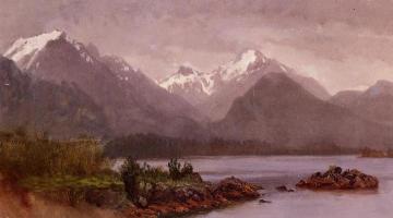 The Grand Tetons, Wyoming Artwork by Albert Bierstadt