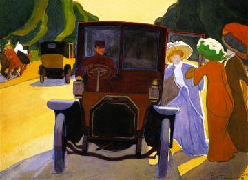 Alley Of Acacias In The Bois De Boulogne Artwork by Roger de la Fresnaye