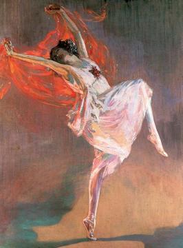 Anna Pavlova As A Bacchante Artwork by Sir John Lavery