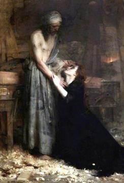 Christ And The Magdalene Artwork by Arthur Hacker