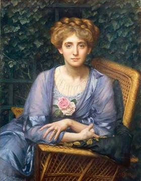Portrait Of Lady Markham Artwork by Sir Edward John Poynter