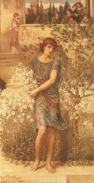 My Beloved Has Gone Down To His Garden Artwork by John Melhuish Strudwick