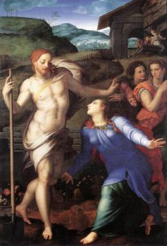 Noli me tangere Artwork by Agnolo Bronzino