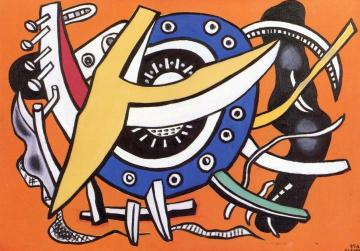 Mechanical Element Artwork by Fernand Léger