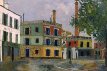 Factories in Gobelins Artwork by Maurice Utrillo