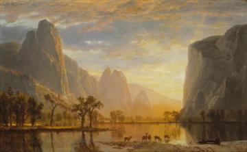 Valley Of The Yosemite Artwork by Albert Bierstadt