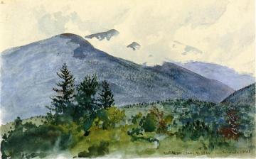 White Mountains from Fernald's Hill Artwork by Charles De Wolf Brownell