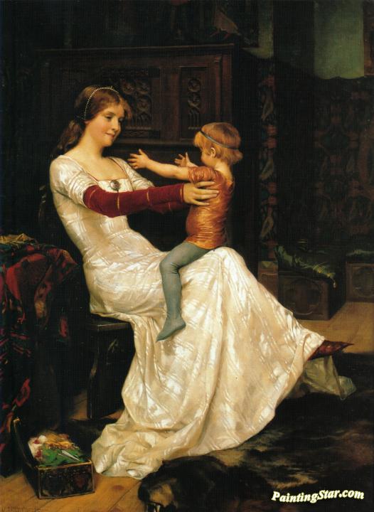 Queen Blanka Artwork by Albert Edelfelt