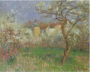 Spring, near Pontoise Artwork by Gustave Loiseau