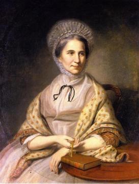 Mrs. Thomas Ellott (mary Chase) Artwork by Charles Willson Peale