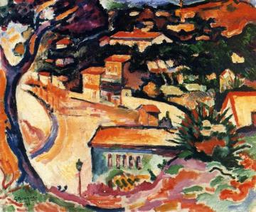 L'estaque Artwork by Georges Braque