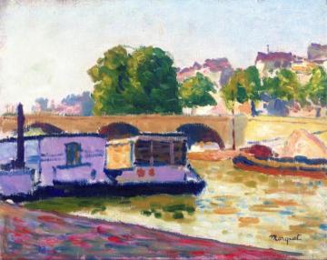 Pont de Saint Louis en l'Ile Artwork by Albert Marquet