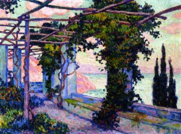 Terrace [of Hotel Palumbo] At Ravello Artwork by Theo van Rysselberghe
