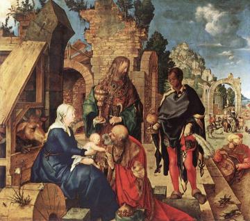 Adoration of the Magi Artwork by Albrecht Dürer