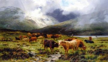 A Highland Drove Artwork by Louis Bosworth Hurt