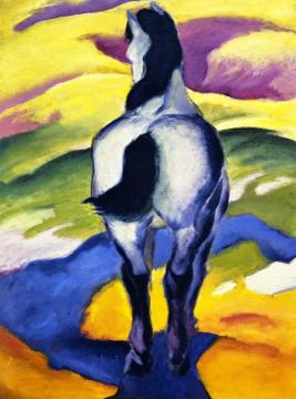 Blue Horse Ii Artwork by Franz Marc