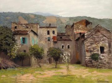 In The Vicinity Of Bordiguera, In The North Of Italy Artwork by Isaac Ilich Levitan