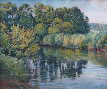 Banks of the River Artwork by Václav Radimský