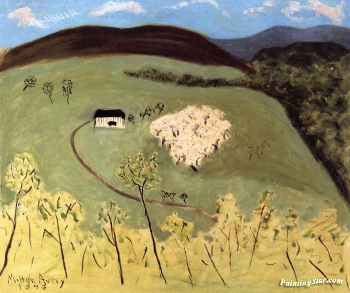 Apple Orchard In Bloom Artwork by Milton Avery