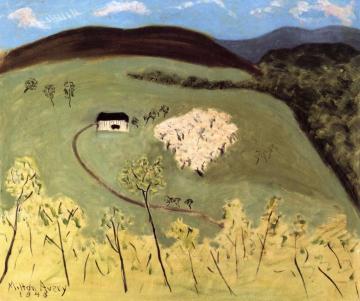 Apple Orchard In Bloom Artwork by Milton Avery