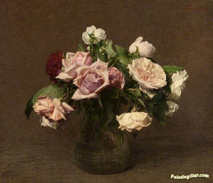 Roses 'La France' Artwork by Henri Fantin-Latour