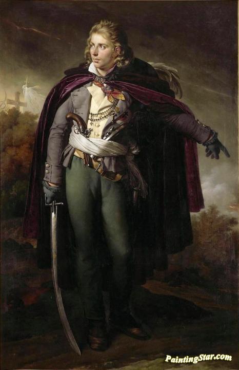 Posthumus Portrait Of Jacques Cathelineau Artwork by Anne-Louis Girodet de Roussy-Trioson