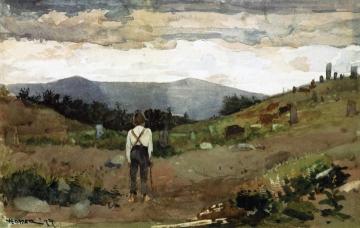 Driving Cows to Pasture Artwork by Winslow Homer