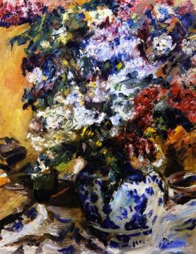 Still LIfe with Lilacs Artwork by Lovis Corinth