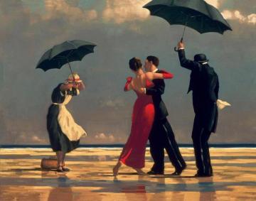 Singing Buttler Artwork by Jack Vettriano