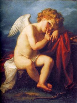 Cupid Artwork by Angelica Kauffmann