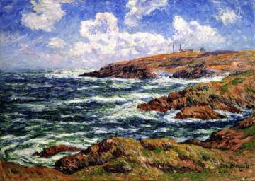 The Semaphore Station, Coast of Brittany Artwork by Henry Moret