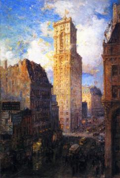 The Rialto Artwork by Colin Campbell Cooper
