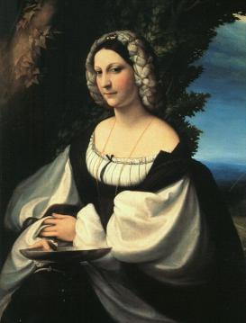 Portrait of a Gentlewoman Artwork by Correggio