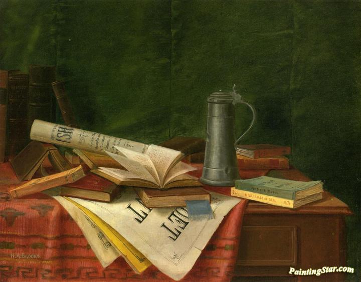 Tabletop Still Life Artwork by Nicholas Alden Brooks